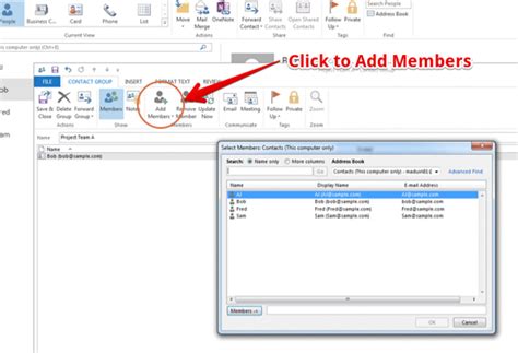 How to Add Members to a Distribution List in Outlook