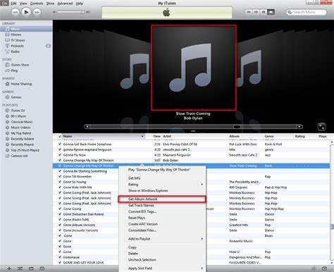 How to Add Missing Artwork in iTunes Using Cover Flow