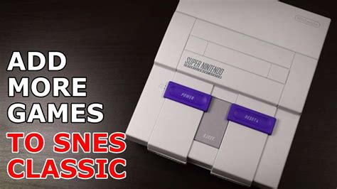 How to Add More Games to the SNES Classic
