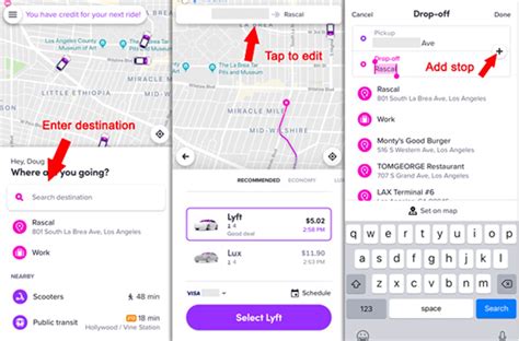 How to Add Multiple Stops on Lyft