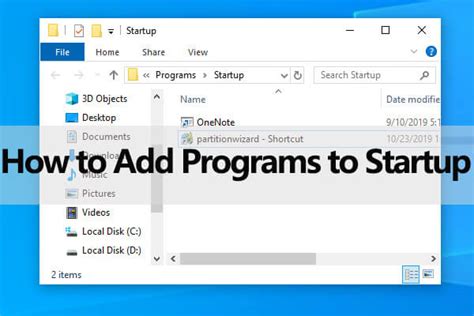 How to Add Programs to Startup in Windows 10