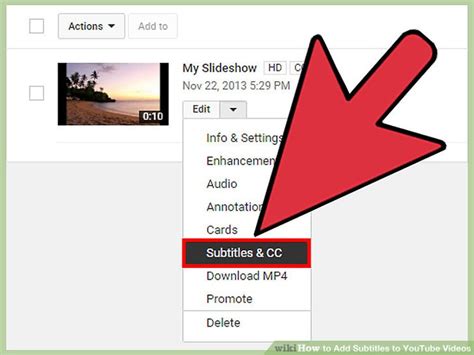 How to Add Subtitles to YouTube