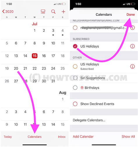How to Add US Holidays to Calendar App on iPhone in 2023