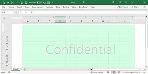 How to Add Watermark to a Worksheet in Excel 2016 YouTube