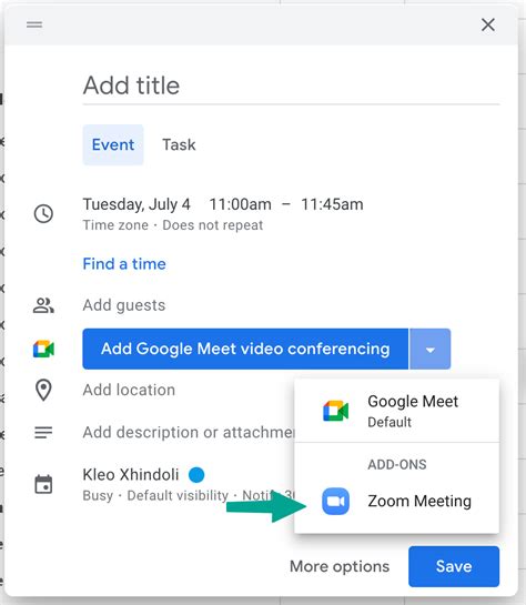 How to Add Zoom to Google Calendar OneCal