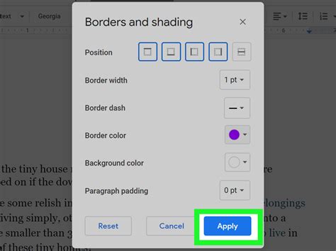 How to Add a Border in Google Docs