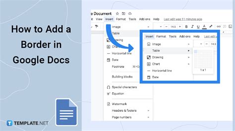 How to Add a Border in Google Docs » The TechVin