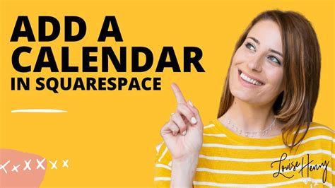 How to Add a Calendar in Squarespace (Version 7.0) YouTube