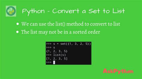 How to Add a List to a Set in Python? - Studytonight