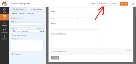 How to Add a MailChimp Signup Checkbox to a Contact Form in WordPress
