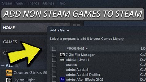 How to Add a Nonsteam Game to Steam VR Application HD 1080p YouTube