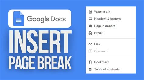 How to Add a Page Break in Google Form YouTube