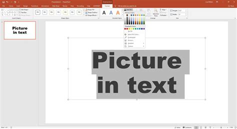 How to Add a Picture Inside the Text on a PowerPoint Slide