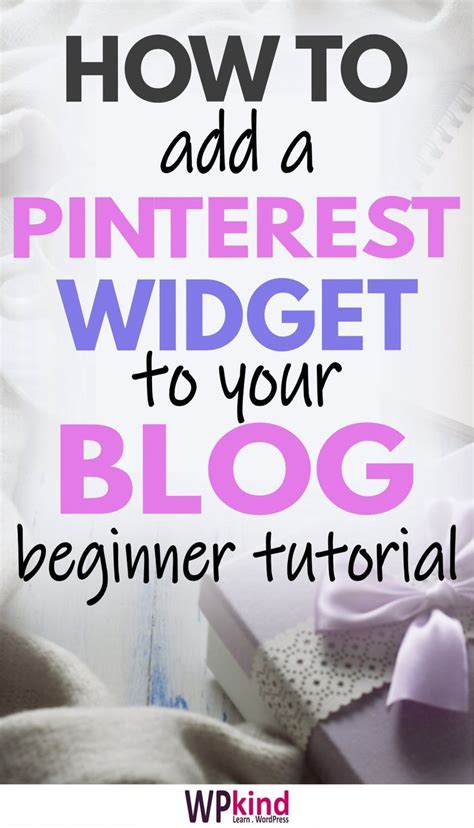 How to Add a Pinterest Widget to Your WordPress Blog