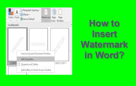 How to Add a Watermark in Microsoft Word for Mac