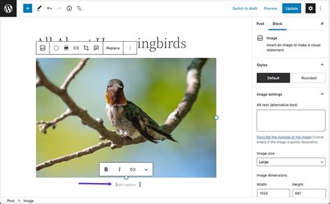 How to Add a Web Caption That Stays With Its Image