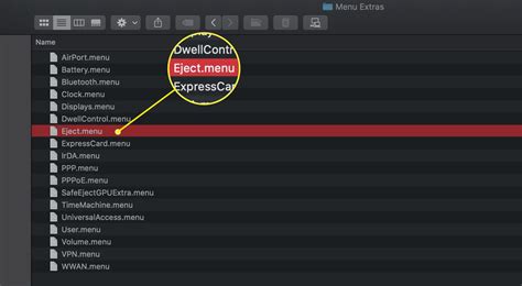 How to Add an Eject Menu to the Mac Menu Bar