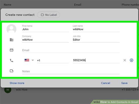 How to Add an Image to a Contact in Gmail