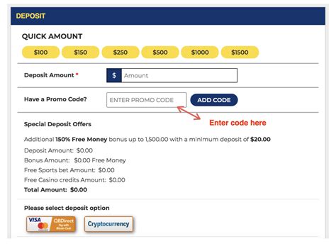 How to AddEnter a Promo Code on TopBet Sportsbook