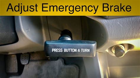 How to Adjust the Emergency Parking Brake on a Toyota Tacoma …