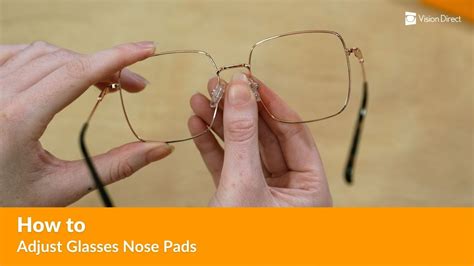 How to Adjust the Nose Pads on your Glasses - YouTube