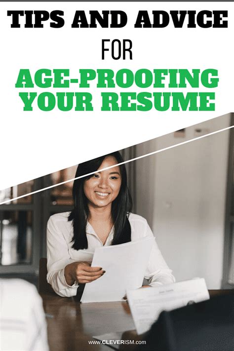 How to Age Proof Your Resume