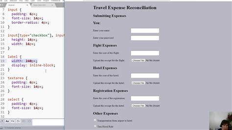 How to Align Form Elements YouTube