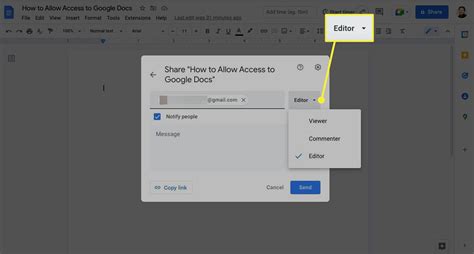 How to Allow Access to Google Docs