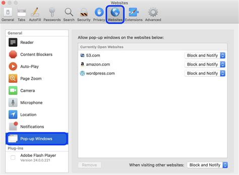 How to Allow Pop Ups on a Mac