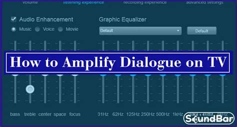 How to Amplify Dialogue on TV