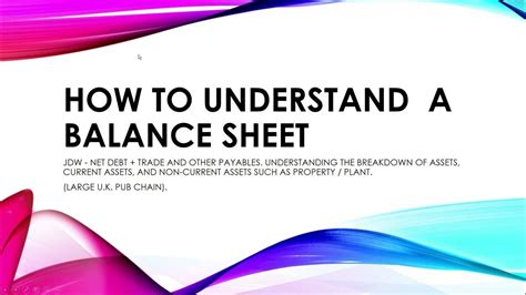 How to Analyze a Balance Sheet Like a Hedge Fund Analyst YouTube
