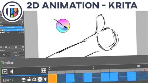 How to Animate in Krita 2D Animation Tutorial ( My animation process
