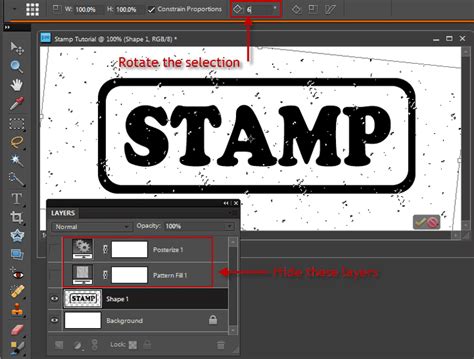 How to Apply Rubber Stamp Effects in Photoshop Elements 8