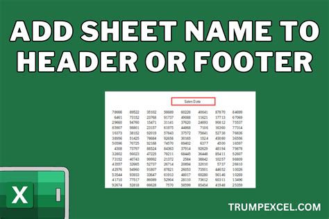 How to Apply Sheet Name Code in Footer in Excel (3 Ways) ExcelDemy