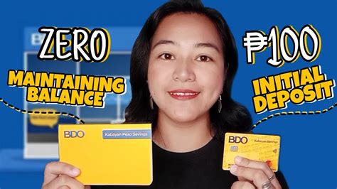 How to Apply for a BDO Kabayan Peso Savings Account