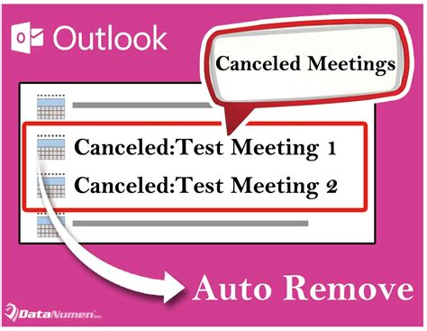 How to Auto Remove Canceled Meetings from Your Outlook Calendar Data