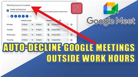 How to Automatically Decline Google Calendar Meetings