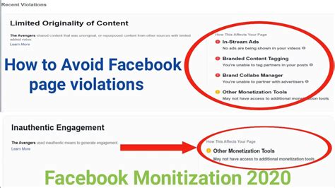 How to Avoid Facebook Page violations Facebook 2020