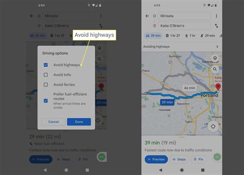 How to Avoid Highways on Google Maps