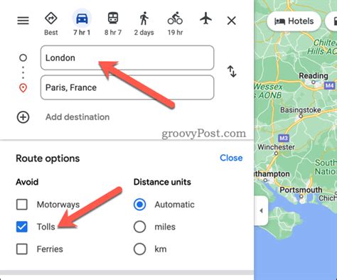 How to Avoid Tolls on Google Maps