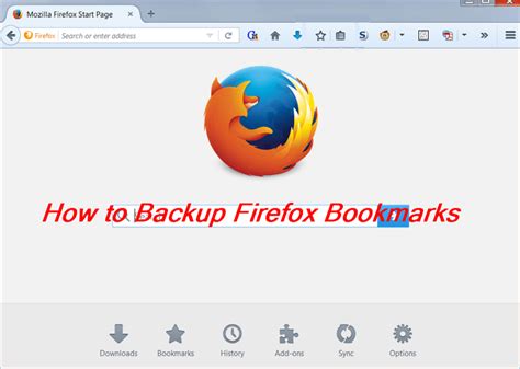 How to Back Up Firefox Bookmarks