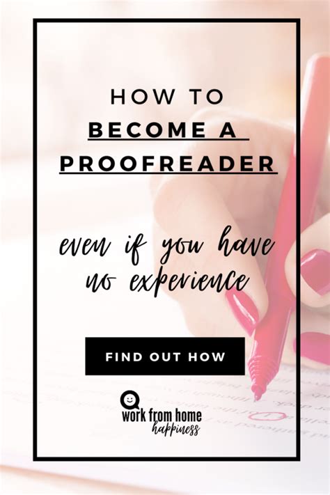 How to Become a Proofreader Get Started