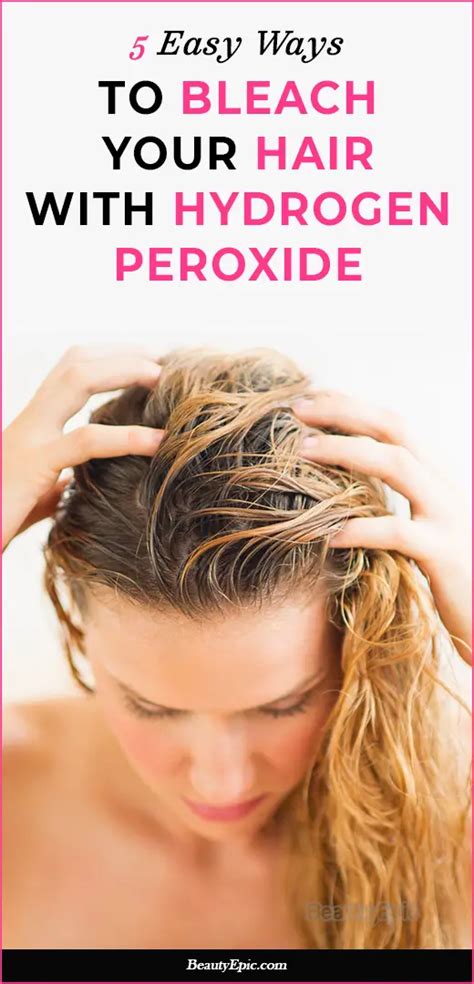 How to Bleach Hair with Hydrogen Peroxide and …