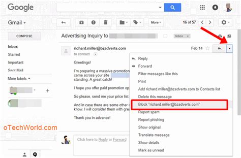 How to Block Emails in Gmail
