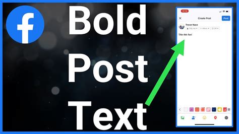 How to Bold Text in Facebook Post