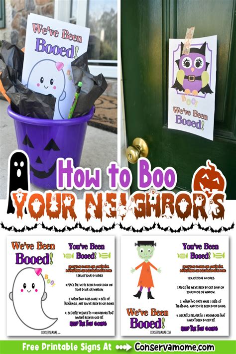 How to Boo Your Neighbor + 5 Printable Options to Choose from Fun