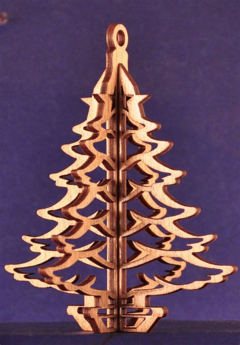 How to Build 3d Wooden Christmas Tree Pattern PDF Plans