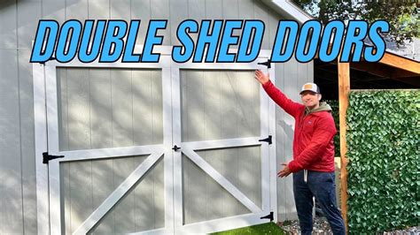 How to Build Double Shed Doors