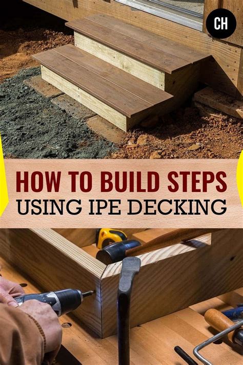 How to Build Steps Into Any Building How to build steps, Ipe decking