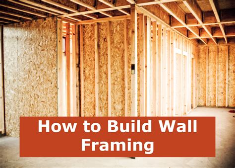 How to Build Wall Framing